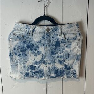 Justice Girls Light Blue Tie-Dye Denim size 16R